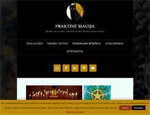 Tablet Screenshot of praktinemagija.lt